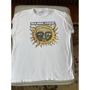 Sublime Shirt XL Mens Tee Sun Logo 100% Cotton READ